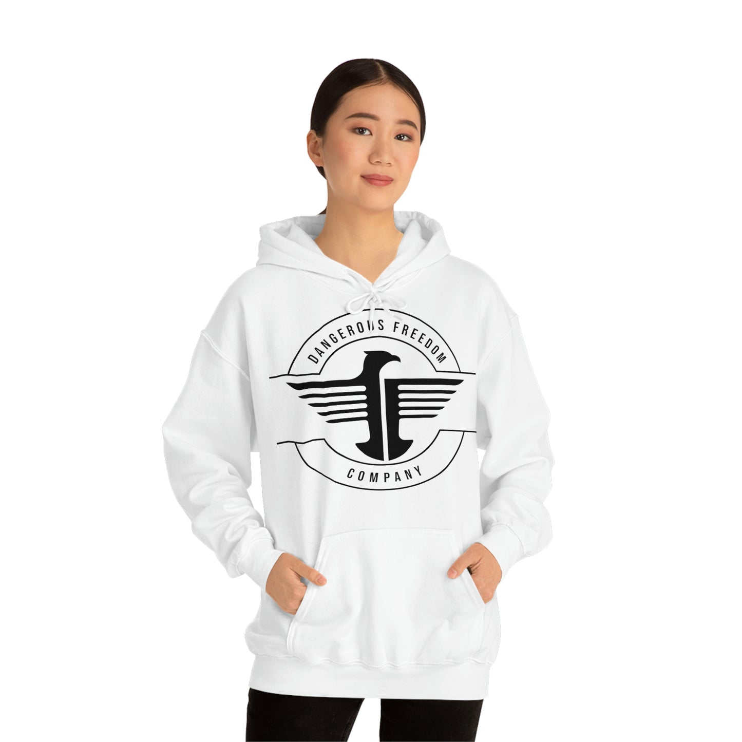 Women's Heavy "Black Logo" Hoodie