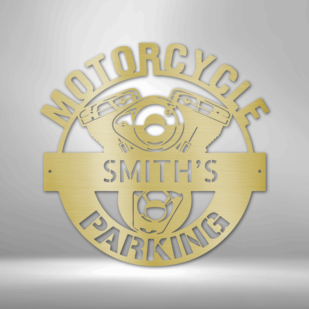 Motorcycle Parking - Steel Sign – Dangerous Freedom Company