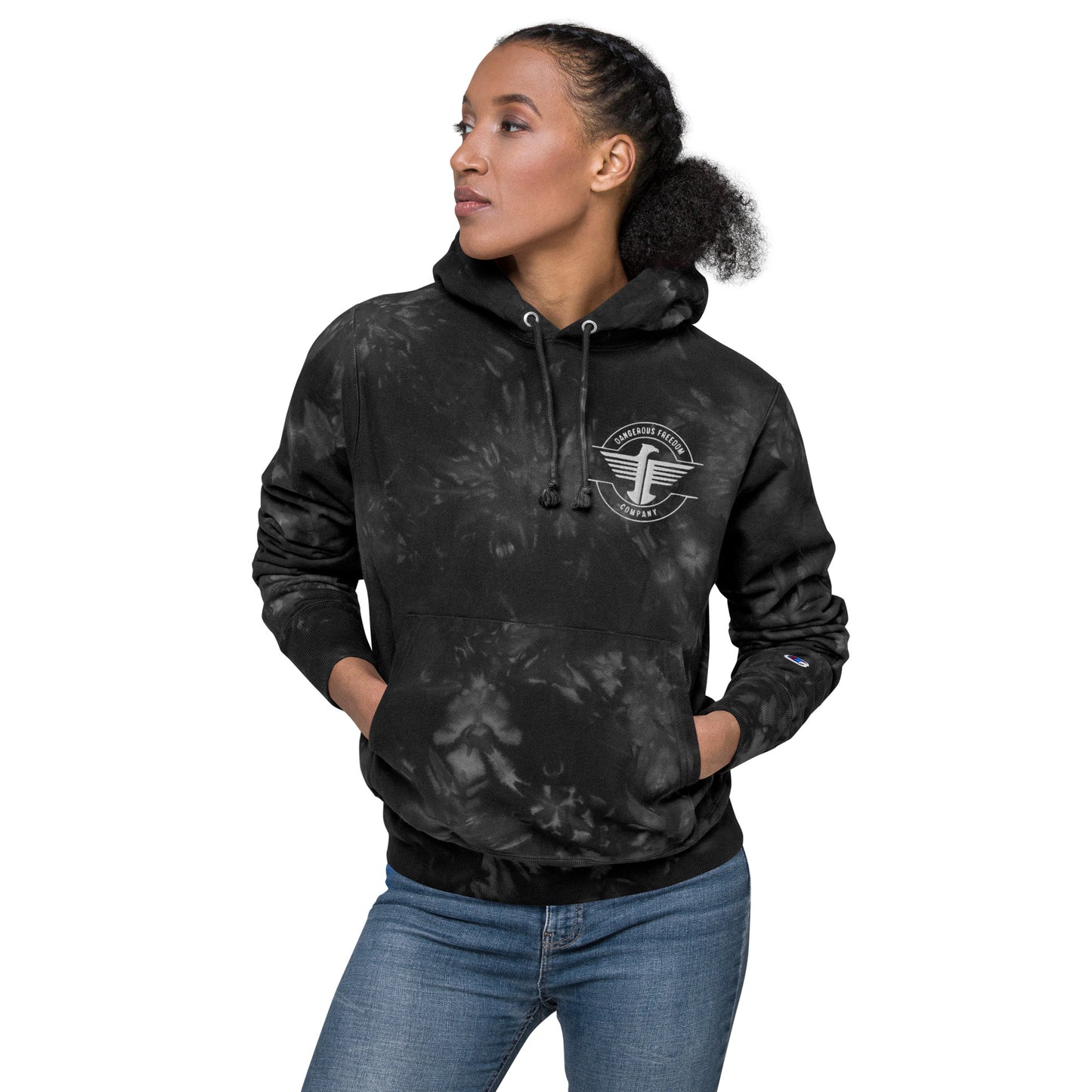 Dangerous Freedom Company Women's Tie-Dye Hoodie