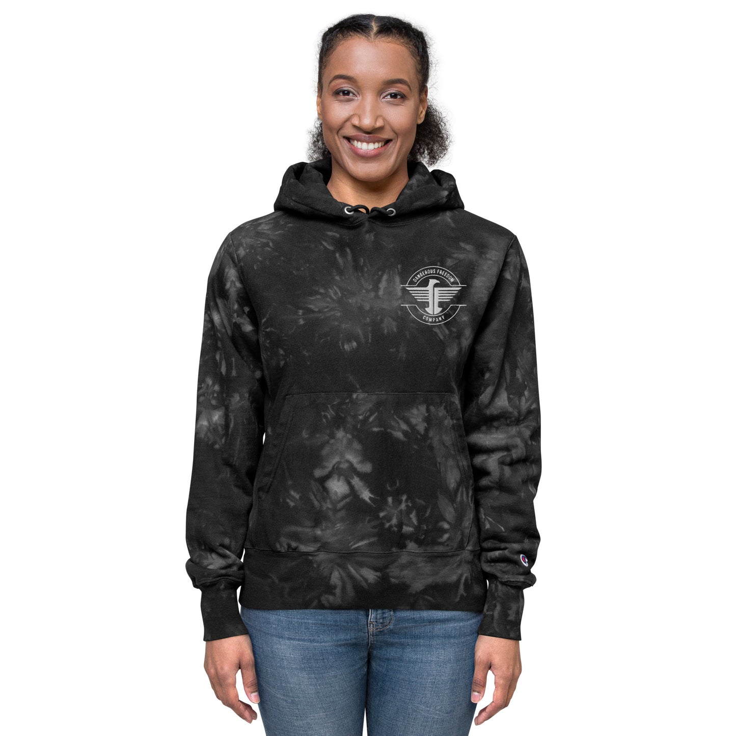 Dangerous Freedom Company Women's Tie-Dye Hoodie