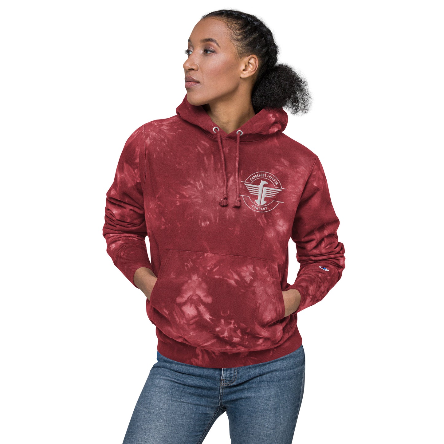 Dangerous Freedom Company Women's Tie-Dye Hoodie