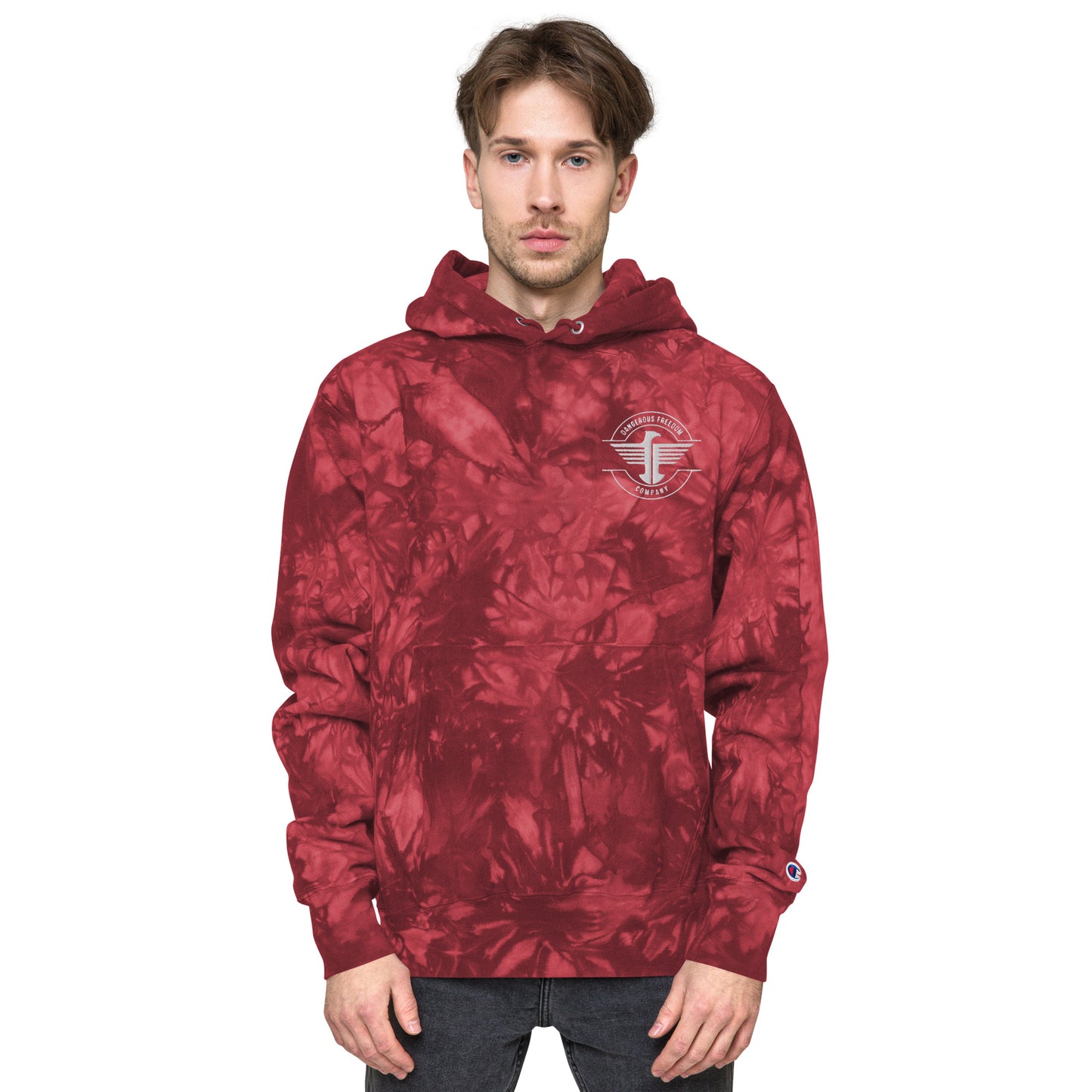 Dangerous Freedom Company Men's Tie-Dye Hoodie